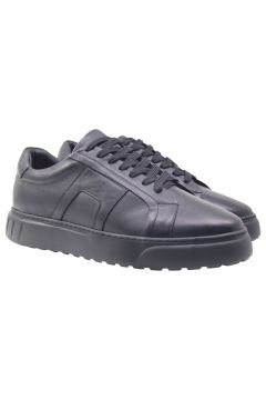 DERİ-G SİYAH HAKİKİ DERİ SNEAKERS C32SYH4213