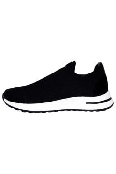 DERİ-G YAZLIK SİYAH ÖRGÜ SNEAKER TRIKO-5SYH
