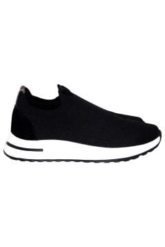 DERİ-G YAZLIK SİYAH ÖRGÜ SNEAKER TRIKO-5SYH