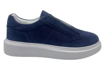 Deri-G Lacivert Süet Sneakers D-029-1LCS