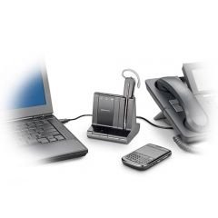 Plantronics W740 Kulak Kancalı PC Mobil Telefon ve Masaüstü Telefon Destekli Kablosuz Kulaklık