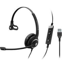 EPOS SC 230 USB MS CTRL II Tek Taraflı Taçlı USB Kablolu HD Ofis Kulaklığı