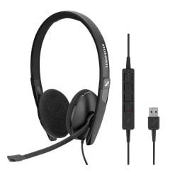 EPOS Adapt 160 USB CTRL Çift Taraflı USB Kablolu UC Kulaklığı