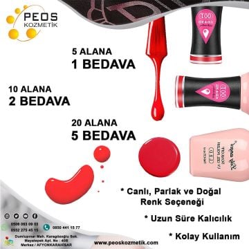 Zambak Seri Kalıcı Oje (12 Al 10 Öde)