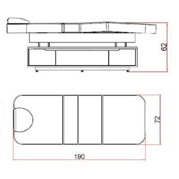 4 Motorlu Yui Lg Wma Cilt Bakım, Masaj ve Terapi Yatağı