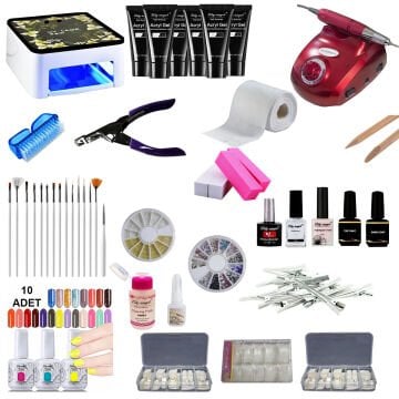 Poly Gel Akrilik Jel Full Set