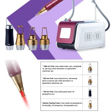 Picosecond Laser Pico Lazer Dövme Silme Cihazı