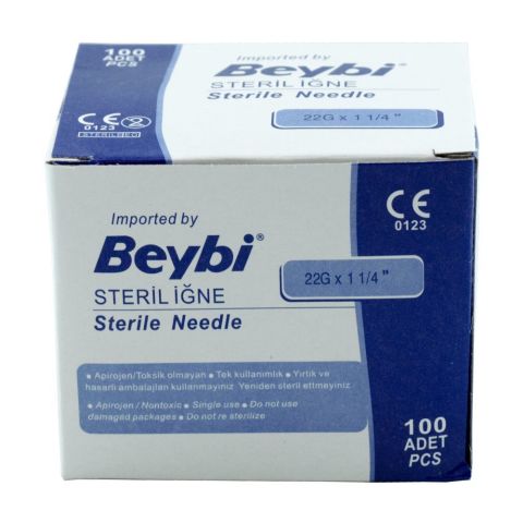 Beybi Enjektör Ucu 100 Adet SİYAH