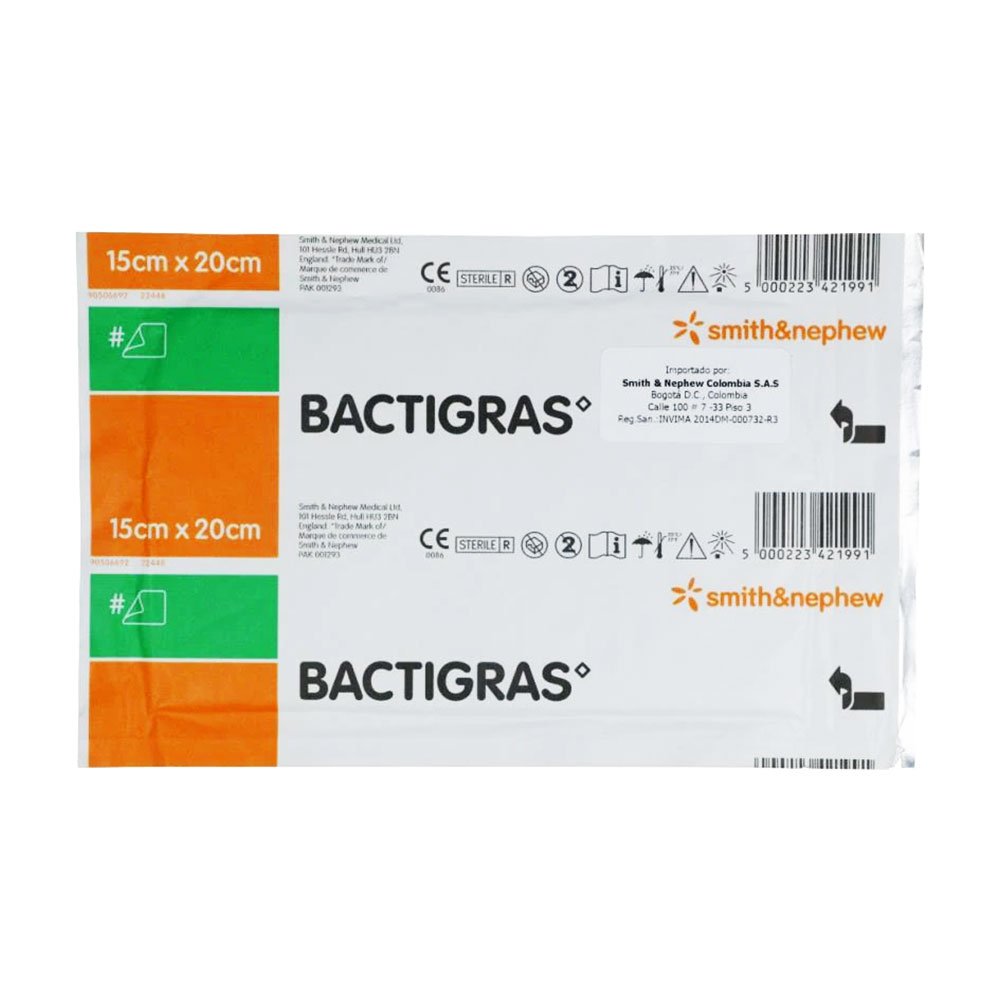 Bactigras Antiseptik Sargı Yara Bakım Örtüsü 15CM*20CM