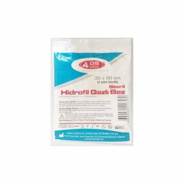 Vello Hidrofil Steril Gazlı Bez 30cm*80cm