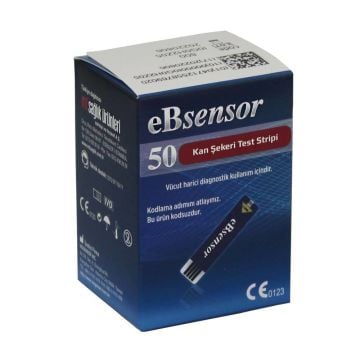 EBSensor Şeker Ölçüm Stribi 50 Adet