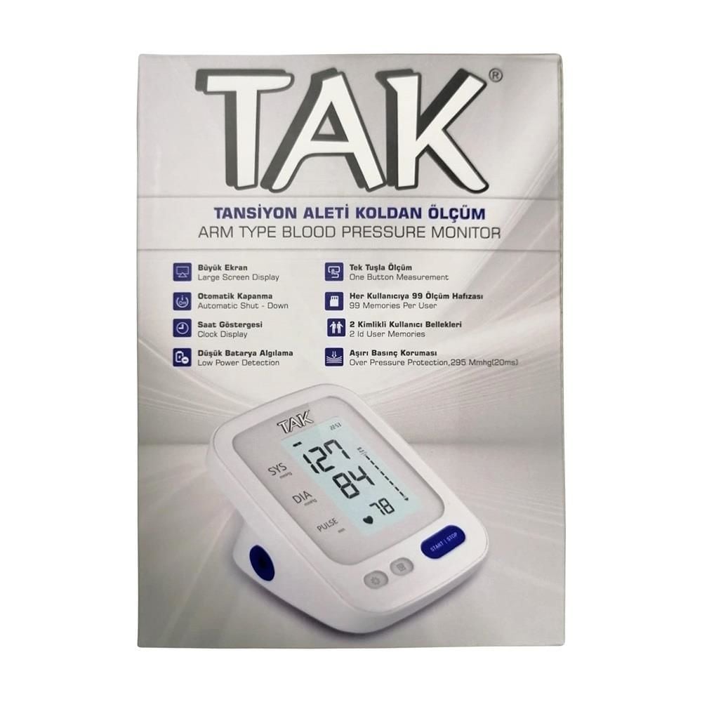 TAK Dijital Tansiyon Aleti YK-BPA1