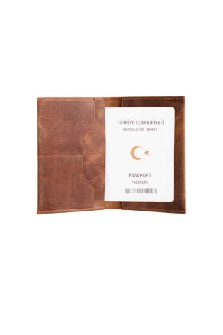 Guard Antik Taba Pasaport Kılıfı