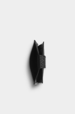 Piton Detaylı Siyah Hakiki Deri Porto Kartlık & Cüzdan