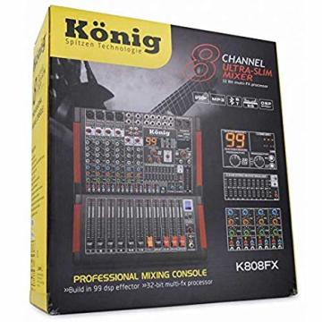 König K-808 FX 8 Kanal Deck Mikser