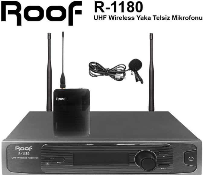 Roof R-1180Y UHF Telsiz Mikrofon (1 Y)