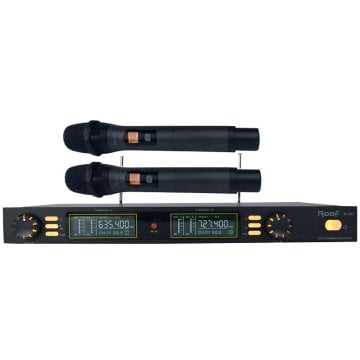 Roof R-202 2 El Uhf Kablosuz Telsiz Mikrofon