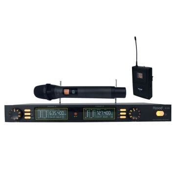 Roof R-202 1El 1 Yaka Uhf Kablosuz Telsiz Mikrofon