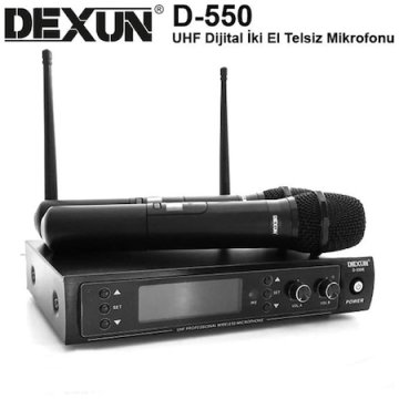 D-550E UHF Kablosuz Mikrafon