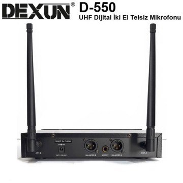 D-550E UHF Kablosuz Mikrafon