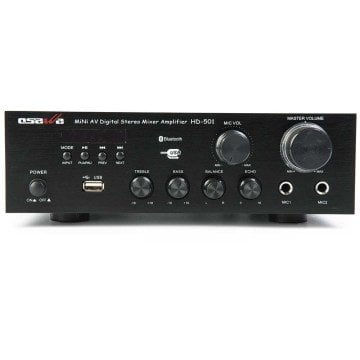 Osawa HD-501U 40W Stereo 2 Mikrofon Girişli Amfi
