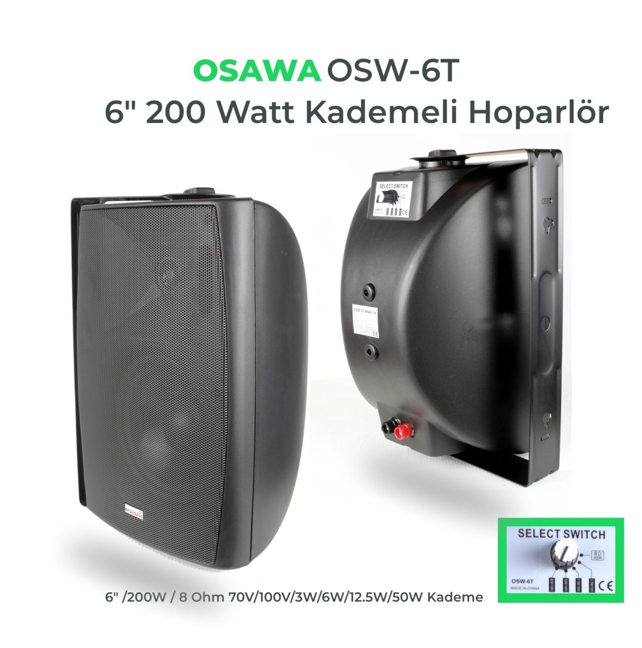 Osawa OSW-6TS 16 cm Trafolu Kabin Hoparlör