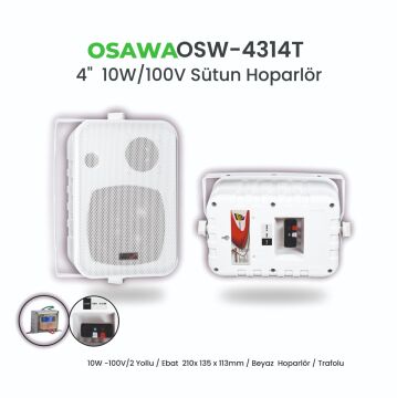 OSW-4314T Duvar Hoparlörü