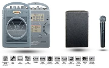 OSW-8102 E Portatif Mixer Anfi Ekstra hoparlörlü