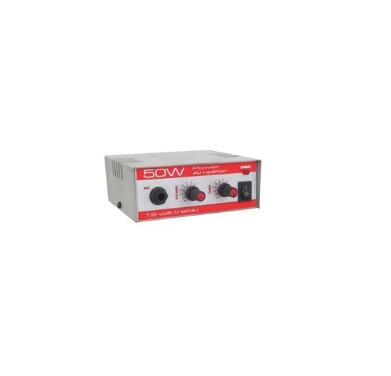 AN49  Power 12V Pazarcı Anfisi + Trafo (Ekonomik Tip