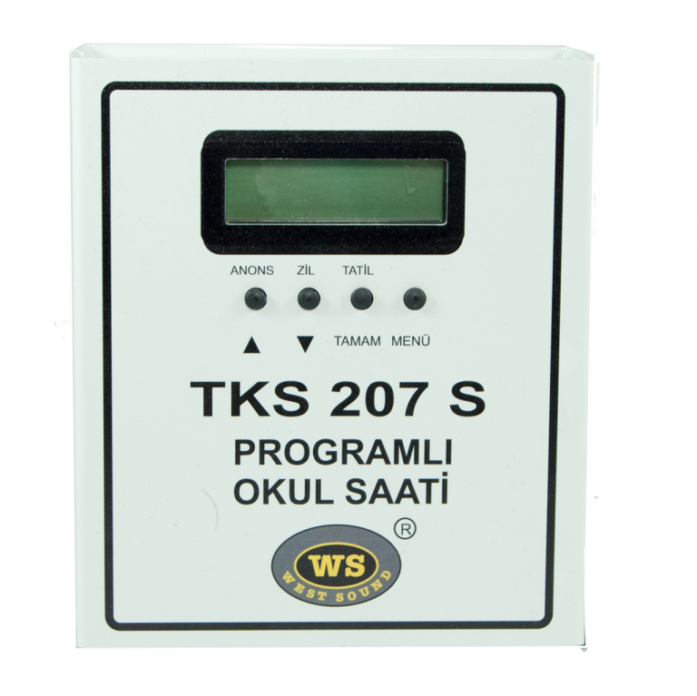 TKS 207 S DUVAR TİPİ PROGRAMLI OKUL SAATİ