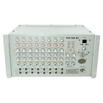 TKS 500 EF MİKSERLİ EFEKTLİ STEREO AMPLİFİKATÖR