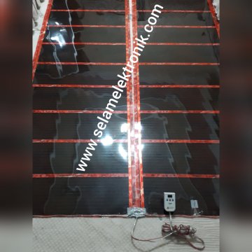 Rexva 220 watt Halı altı termostatlı karbon film  160x300 6 m2 