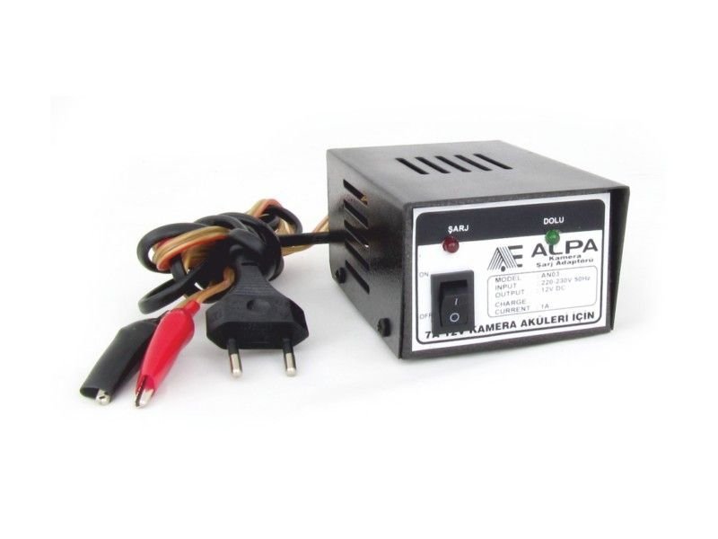 AN60 ALPA 12V 1A Akü Şarj Adaptörü