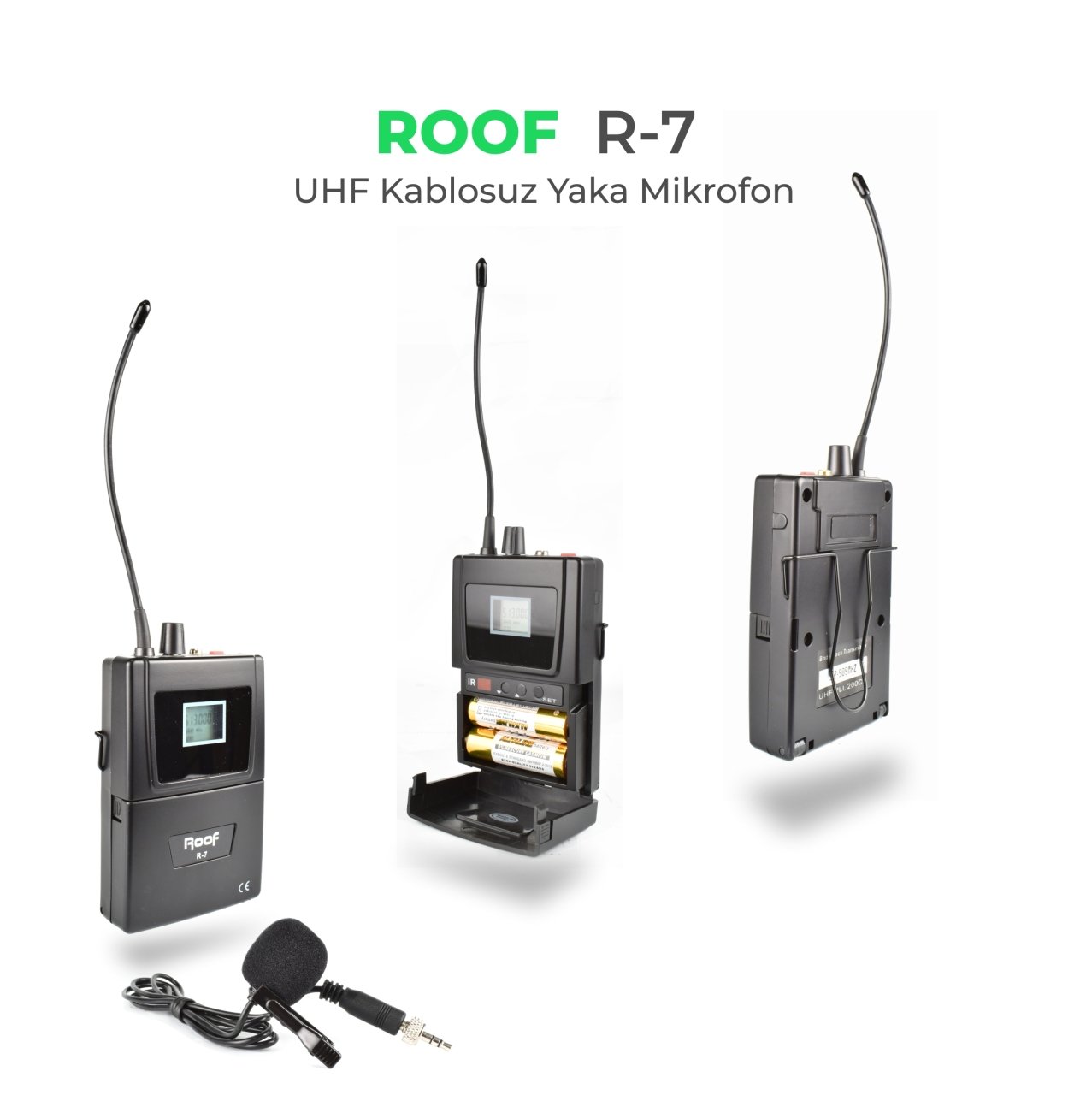 R–7 UHF MIKROFON UHF TELSIZ YAK