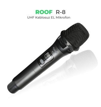 R–8 UHF MKROFON UHF TELSİZ EL
