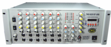 TKS 6225 EF USB 6 KANALLI MİKSERLİ USB Lİ AMPLİFİKATÖR
