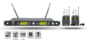 R-1250S 2 YAKA 2 KANAL ÇİFT TUNER UHF TELSİZ MİKROFON