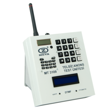 MT 3109 TELSİZ ANONS TEST ÜNİTESİ