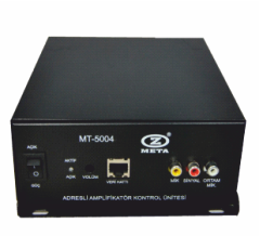 MT 5004 ADRESKİ AMPLİFİKATÖR KONTROL MODULU ( TUBİTAK PROJE DESTEKLİ ÜRÜN )