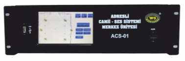 ACS 01 CAMİ ADRESLİ SES SİSTEMİ MERKEZ ÜNİTESİ (TUBİTAK PROJE DESTEKLİ ÜRÜN )
