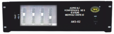 AKS 02 KONFERANS SALONU ADRESLİ SES SİSTEMİ MERKEZ ÜNİTESİ ( TUBİTAK PROJE DESTEKLİ ÜRÜN )