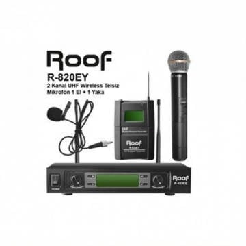 Roof R-820EY 1 EL 1 Yaka Telsiz Mikrofon