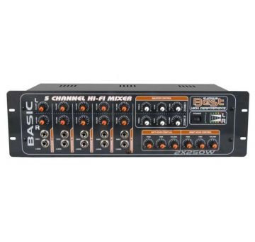BEST BASİC AN2150 USB 5 Kanal 2x150 Watt Stereo Anfi Mixer
