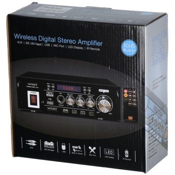 MEKSE UA-101  30W RMS Stereo Bluetooth Şarjlı 12V Özellikli Amfi