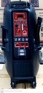 ODO CA-15 VHF 15 İnç 1500W Taşınabilir Hoparlör Sistemi