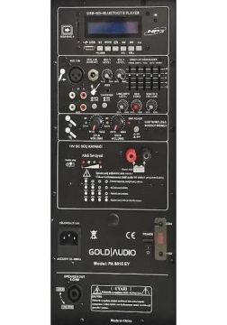 Gold Audio PA 8815 EE 15'' Taşınabilir Amfi - El+El