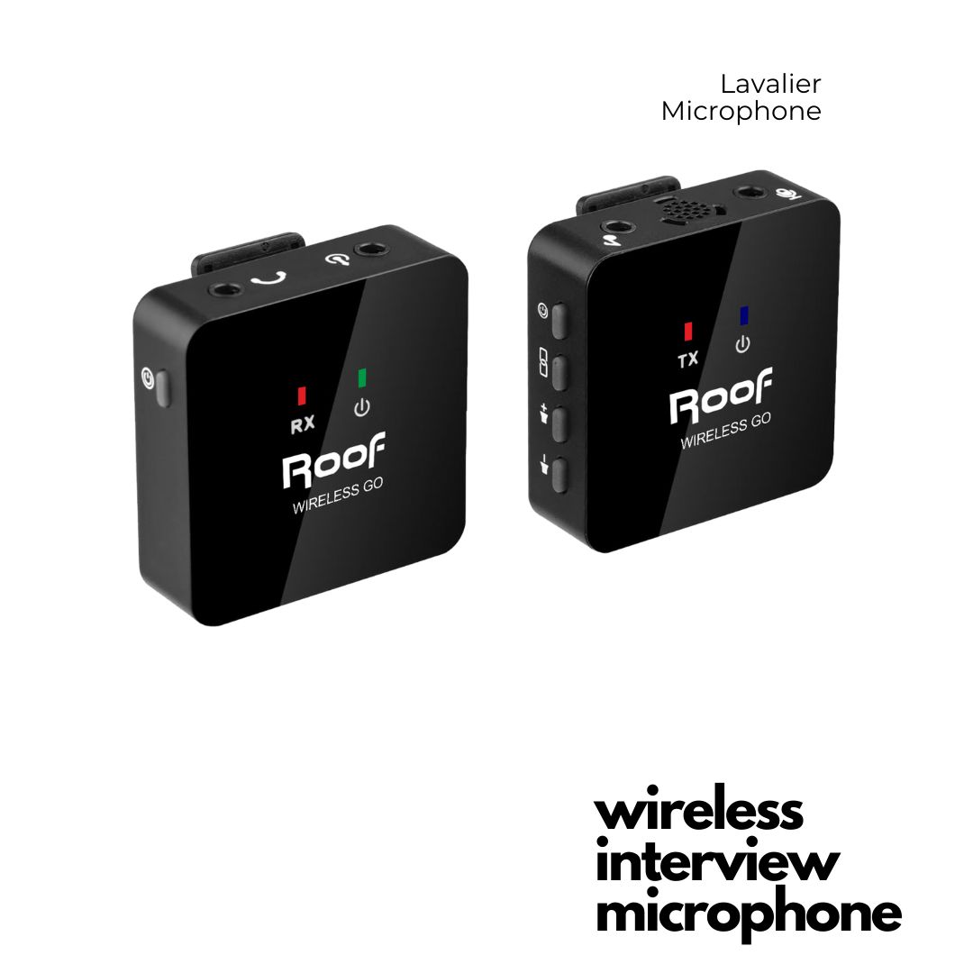 ROOF WIRELESS GO 1 INTERVIEW MİKROFON Tek kişilik Kablosuz Yaka Mikrofonu