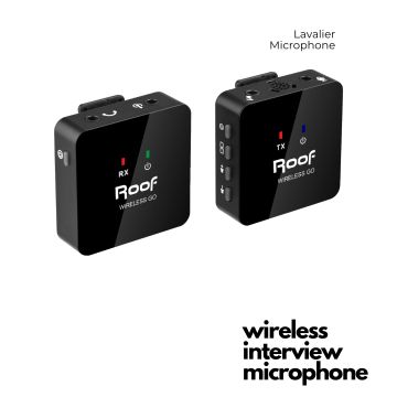 ROOF WIRELESS GO 1 INTERVIEW MİKROFON Tek kişilik Kablosuz Yaka Mikrofonu