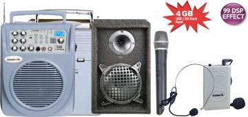 Osawa Osw-8125 Seyyar Portatif Ses Sistemi+Ek Hoparlör