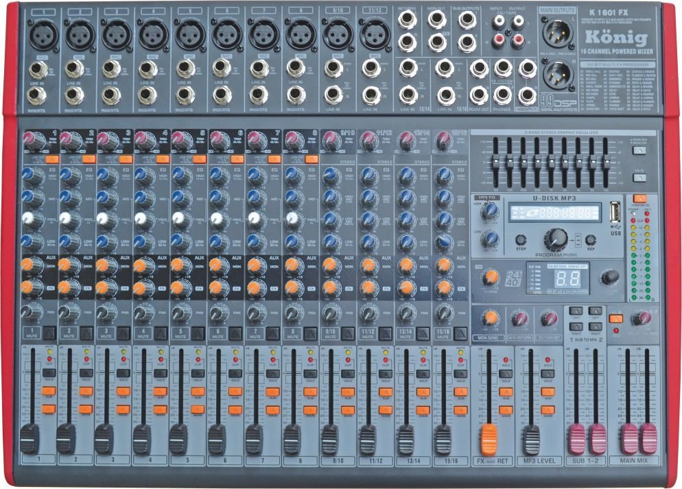K 1601FX 16 Kanal Mikser